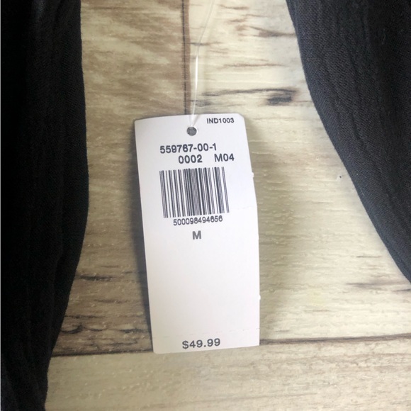 Old Navy Off the Shoulder Black Mini Dress - Picture 4 of 8